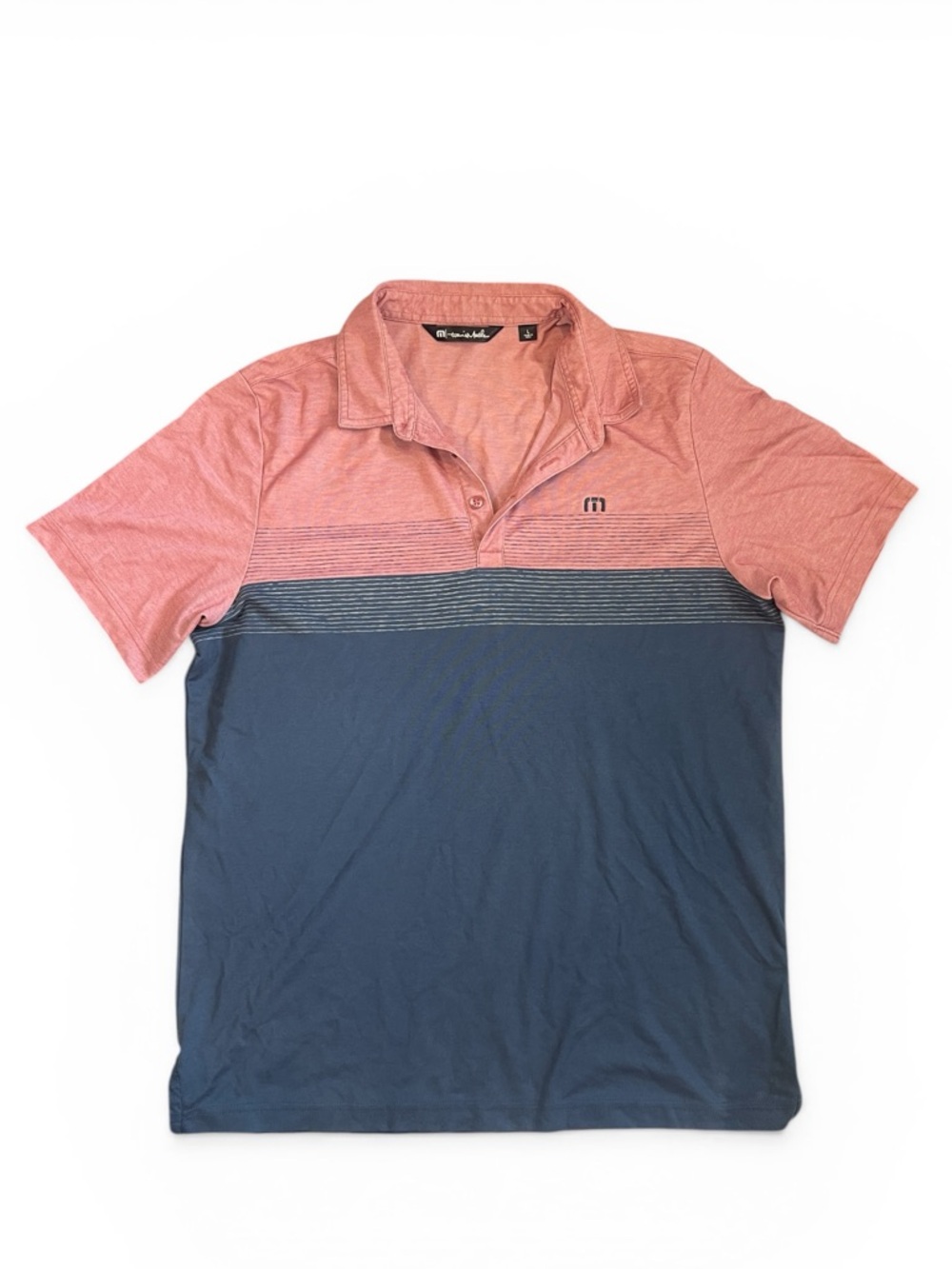 Travis Mathew Lake Life ColorBlock Golf Polo Shirt